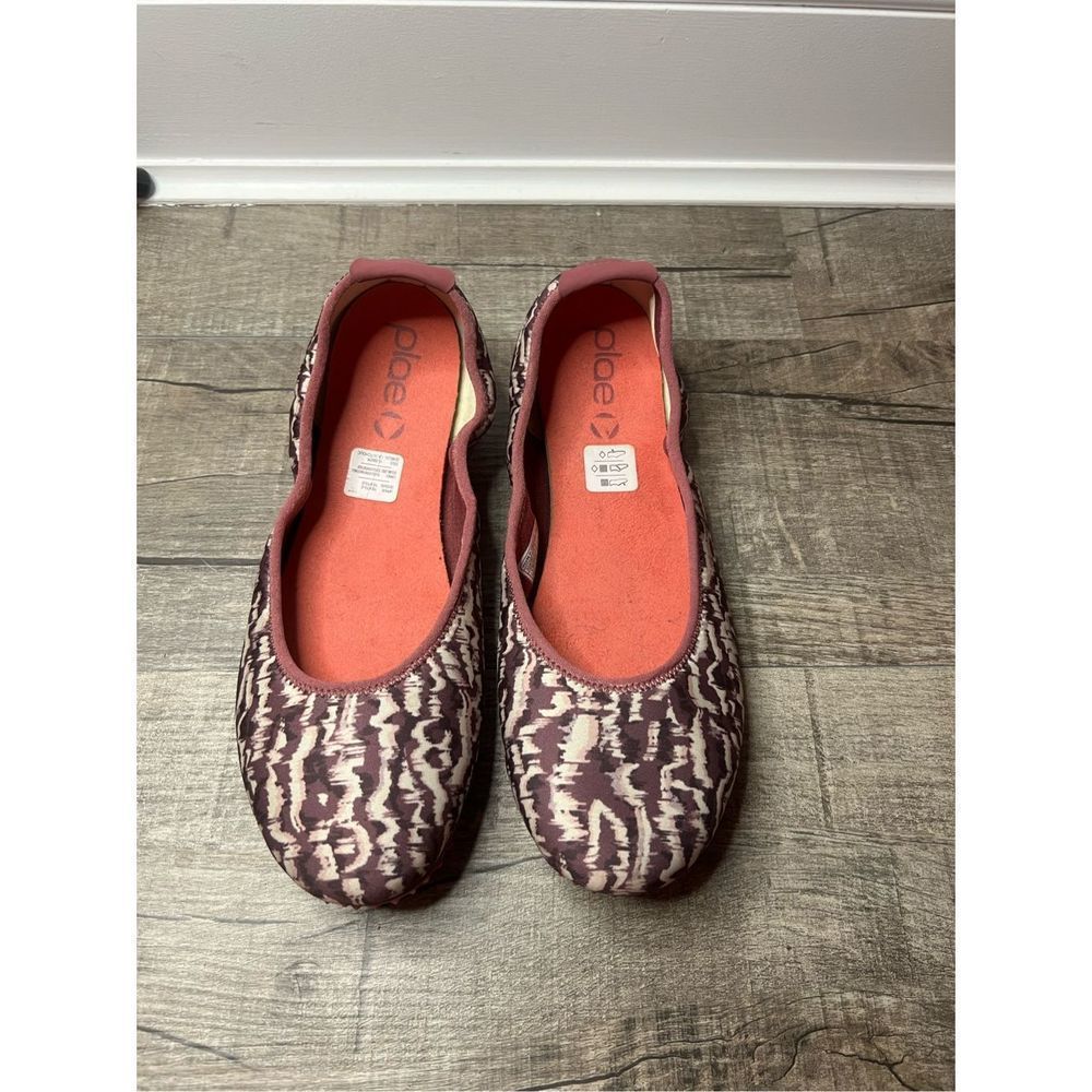 Plae Crosby Imperial Garnet Ballet Flats Size 10.5